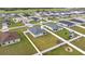 Wide aerial view of a home highlighting a large backyard and a Gathering-friendly neighborhood at 5537 Se 91St Pl, Ocala, FL 34480