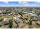 Extensive aerial view of a residential area with diverse homes, mature trees, and attractive landscaping at 10400 Sw 50Th Ct, Ocala, FL 34476