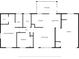 Detailed floor plan showcasing the layout of the home, including the kitchen, bedrooms, and living spaces at 11475 Sw 85Th Ave, Ocala, FL 34481