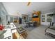Large covered patio with ample seating, dining, and entertaining space at 11707 Se 101St Court Rd, Belleview, FL 34420