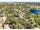 Aerial view of the neighborhood, showing the proximity to surrounding commercial areas and community amenities at 1533 Pine St, Apopka, FL 32703