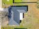 Striking aerial view of the home's roof, showing its unique design and excellent condition at 4541 Se 30Th St, Ocala, FL 34480