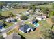Charming neighborhood aerial showcasing backyard pools and lush green spaces at 4541 Se 30Th St, Ocala, FL 34480