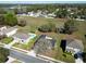 Picturesque aerial perspective showcasing a home with a sparkling pool and spacious backyard at 4541 Se 30Th St, Ocala, FL 34480