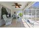 Relaxing screened-in porch with ample natural light and beautiful views at 5037 Sw 109Th Loop, Ocala, FL 34476