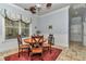 Breakfast nook with natural light from the window and seating for four at 5560 Ne 31St Ter, Ocala, FL 34479