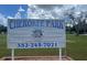Entrance sign to Cherokee Park in the City of Belleview, Florida at 5615 Se 113Th Pl, Belleview, FL 34420