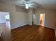 View of the open and airy bedroom with connecting bathroom and hallways at 7407 Sw 112Th Pl, Ocala, FL 34476