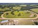 Expansive horse farm showcasing a racetrack and green pastures, offering an idyllic setting for equestrian activities at 13800 Ne Jacksonville Road, Citra, FL 32113