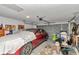 Spacious garage with an organized space at 9844 Sw 198Th Cir, Dunnellon, FL 34432