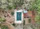 Aerial view of pool and building and wooded lot at 1370 Nw 120Th Ave, Ocala, FL 34482