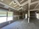 Under-construction living room with large windows and concrete flooring at 4397 Sw 90Th Pl, Ocala, FL 34476