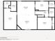 Layout of floorplan showing multiple rooms including kitchen, bathroom, bedrooms and living room, each with measurements included at 11197 Sw 79Th Ave, Ocala, FL 34476