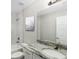 Bathroom featuring shower, bathtub, toilet, and vanity with granite countertop at 44 Cedar Tree Dr, Ocala, FL 34472