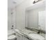Bathroom featuring shower, bathtub, toilet, and vanity with granite countertop at 44 Cedar Tree Dr, Ocala, FL 34472