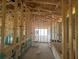 Bathroom framing with tub installed shows design and plumbing at 4528 Sw 90Th Lane Rd, Ocala, FL 34476