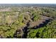 Wide aerial perspective showcasing the property's landscape with abundant trees at 2570 Se Highway 42, Summerfield, FL 34491