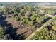 An aerial view of a tree lined two lane road winding through a rural area at 2570 Se Highway 42, Summerfield, FL 34491