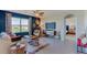 Cozy living room with modern furniture, neutral color scheme and lots of light at 31 Hickory Crse, Ocala, FL 34472