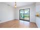 Dining area with sliding glass doors leading to the patio at 3275 Nw 44Th Ct, Ocala, FL 34482