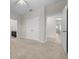 Bedroom featuring carpet, neutral paint, closet and ceiling fan at 5048 Sw 57Th Pl, Ocala, FL 34474
