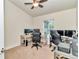 Well lit office featuring neutral walls, and a ceiling fan at 6 Diamond Cove Ct, Ocala, FL 34472