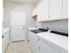 Well-lit laundry room with modern appliances and white cabinets at 6558 Sw 94Th Cir, Ocala, FL 34481