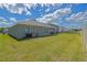 Spacious backyard featuring a privacy fence and open grassy area at 6933 Se 111Th Ln, Belleview, FL 34420