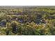 An aerial view displays homes nestled in a lush, mature tree canopy at 8869 Sw 194Th Ct, Dunnellon, FL 34432