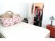 Cozy bedroom with closet, complemented by stylish accents and furnishings at 13780 Sw 111Th Ave, Dunnellon, FL 34432