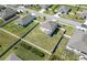 High-angle shot of a residence with a well-kept lawn, bordered by fences in a peaceful community at 1861 Ne 50Th Ter, Ocala, FL 34470
