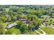 An aerial view reveals the homes nestled amidst a canopy of verdant trees and green spaces at 2130 Sw 37Th Street Rd, Ocala, FL 34471