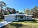 Charming single-story home with a well-manicured lawn and a two-car garage at 22 Fisher Way Pass, Ocklawaha, FL 32179