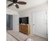 Spacious primary bedroom boasts carpet and a closet at 29496 Caspian St, Leesburg, FL 34748