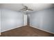 Bedroom featuring neutral walls, carpeted floors, and ceiling fan at 3203 Se 23 Ter, Ocala, FL 34471
