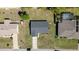 Aerial view of house with yard and pool at 4541 Sw 44Th Ln, Ocala, FL 34474