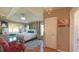 Spacious main bedroom showcases hardwood floors and ample natural light at 5291 Nw 20 Pl, Ocala, FL 34482