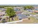 Aerial view showcasing a residential neighborhood with well-maintained properties and manicured yards at 8216 Sw 60Th Ter, Ocala, FL 34476