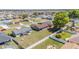 Aerial view of homes with spacious, fenced backyards in a quiet residential community at 8216 Sw 60Th Ter, Ocala, FL 34476