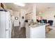 Kitchen featuring white appliances, lots of counter space open to the living and dining areas at 8216 Sw 60Th Ter, Ocala, FL 34476