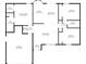 A detailed floor plan showcasing the layout of the home, including dimensions of rooms at 9300 Se 161St St, Summerfield, FL 34491