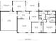 Detailed floor plan showcasing layout with room dimensions, garage, screened porch, and bathrooms at 10385 Se 178Th St, Summerfield, FL 34491
