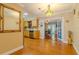 Breakfast Nook with tile floors located adjacent to the kitchen and dining room at 13300 Ne 38Th Ave, Anthony, FL 32617
