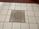 Close up of designer tile inlay at the front door at 19903 Sw 97Th Ln, Dunnellon, FL 34432