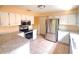 Open kitchen design with stainless steel appliances and white cabinets at 2146 Ne 10Th St, Ocala, FL 34470