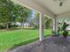 Covered patio with a view of the lawn at 3920 Se 7Th Ave, Ocala, FL 34480