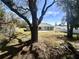 View of the backyard with chain link fencing around the perimeter at 416 Marion Oaks Crse, Ocala, FL 34473