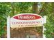 Fairways 7 Condominium No. 7 sign, noting it is a 55+ community, surrounded by lush greenery at 501 Fairways Ln # A, Ocala, FL 34472