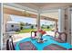 Cozy breakfast nook featuring views of the private patio and backyard at 6890 Sw 128Th Pl, Ocala, FL 34473