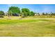 Wide view of a meticulously maintained golf course with homes and trees in the background at 9172 Se 130Th Loop, Summerfield, FL 34491